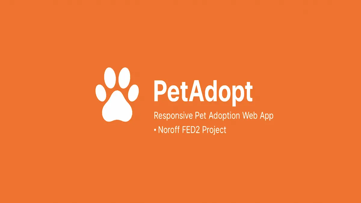 PetAdopt project thumbnail